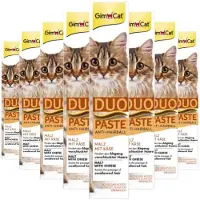 GimCat 8x Anti-hairball Duo-paste Kaas & Mout 50 Gr