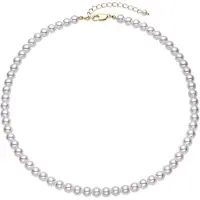 Luxenter Ketting 'Jamel' parelwit