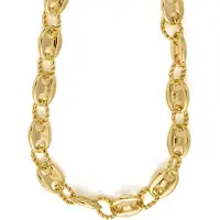 Luxenter Ketting afgewerkt in 18k geelgoud - Laroth