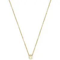 Luxenter Ketting 'Alphabet C' goud