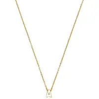 Luxenter Ketting 'Alphabet A' goud