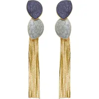 Luxenter Oorbellen 'Gori' blauw