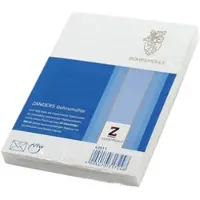 GOHRSMÜHLE envelop Bankpost, 114x162 mm, 80 g/m2, gegomd, zijdevoering, wit, 25 st