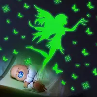 OEM Feen lichtgevende muursticker, lichtgevende sterren, zelfklevend, voor kinderkamer, meisjes, slaapkamer, babykamer, decoratie, lichtgevende sticker, fee muursticker, lichtpunten, sterrenhemel,