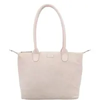 Charm London Suède Shopper / Schoudertas Buckingham Royale Crème