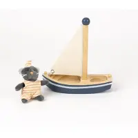 Egmont toys knuffel Malo de kat in boot 18x18x8 cm baby speelgoed.