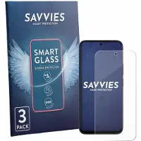 Savvies 3 Stuks Screenprotector - geschikt voor Vivo Y31D Pro - beschermfolie glas transparant