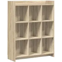 vidaXL Boekenkast Sonoma Eiken 87,5 x 30 x 111 cm Bewerkt hout