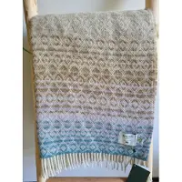 Bronte by moon Wollen Plaid - DIAMOND Ombre Aqua Lilac - 140x185cm - Bronte x Plaids.shop