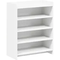 vidaXL Schoenenkast met opslag Wit 73,5 x 36 x 92 cm Bewerkt hout
