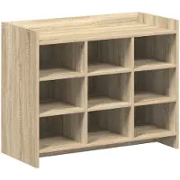 vidaXL Schoenenkast Sonoma Eiken 85 x 39,5 x 70 cm Bewerkt hout