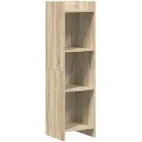 vidaXL Boekenkast Sonoma Eiken 30 x 30 x 111 cm Bewerkt hout