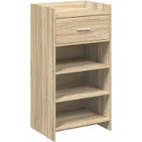 vidaXL Schoenenkast met lade Sonoma Eiken 48 x 36 x 92 cm Bewerkt hout