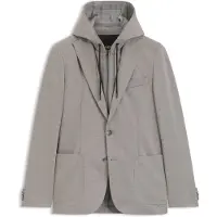 BOSS Slim-fit colbert met hoodie binnenin