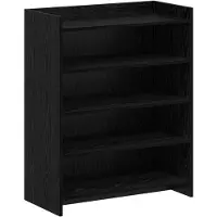 vidaXL Schoenenkast Zwart eiken 73,5 x 36 x 92 cm Bewerkt hout