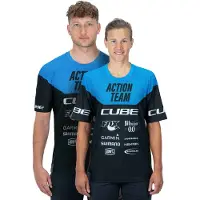 Cube Fietsshirt EDGE ROUND NECK JERSEY S/S X ACTIONTEAM XL