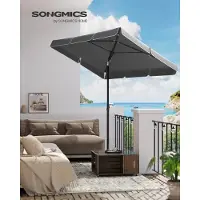 Songmics Woongenotonline - parasol - balkonkap - UPF 50+ -opbergtas - zonder standaard
