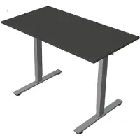 Kerkmann Zit-sta bureau Move New Base – Elektrisch bureau – 120 x 65 cm – Antraciet