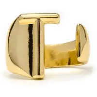 Luxenter Ring met 18-karaats geelgouden afwerking - Alphabet