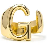 Luxenter Ring met 18-karaats geelgouden afwerking - Alphabet