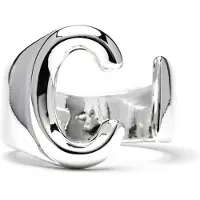 Luxenter Ring met zilveren afwerking - Alphabet