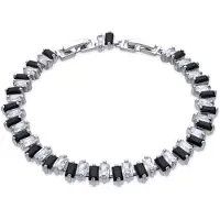 Luxenter Armband met zilveren afwerking en veelkleurige zirkonia - Sifrit