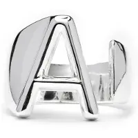 Luxenter Ring met zilveren afwerking - Alphabet