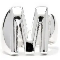 Luxenter Ring met zilveren afwerking - Alphabet