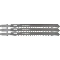 Wolfcraft - 3 decoupeerzaagbladen voor hout met spijkers & schroeven - 65mm - BiM met T-schacht - 8032000