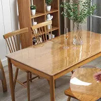 OEM Transparante beschermfolie voor tafels - Water- en oliebestendig - 80x100 cm - Transparant