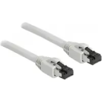 DeLOCK RJ45 Network Cable Cat.8.1 S/FTP 1 m up to 40 Gbps grey