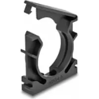 DeLOCK Cable sleeve holder with locking clip 34.5 mm 4 pieces black