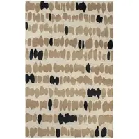 Lola&Moi Binnen & Buiten Vloerkleed - 200 x 280 cm - Lou Men In Black - Laagpolig Tapijt - Gerecycled PET - Made in Belgium - Circulair