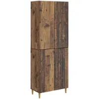 vidaXL Kast Set 2 st Oud hout Bewerkt hout