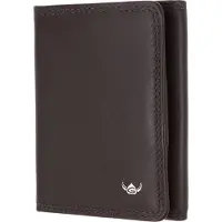 Golden Head Leren kaarthoes Polo RFID Protect Minischeintasche 1012 Dunkelbraun donkerbruin