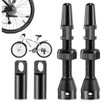 OEM Aluminium ventiel voor tubeless fietsbanden - 44 mm - zwart