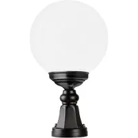 LCD Sokkellamp buiten 1141, zwart, Aluminium, Antiek, Sokkellamp