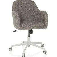 Hjh LIVING Bureaustoel / draaistoel SOLAO HOME bouclé stof grijs