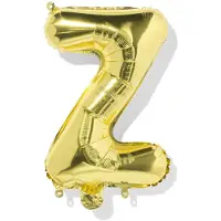 HEMA Folieballon letter Z 30cm goud (goud)