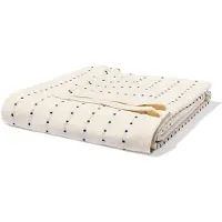 HEMA Bedsprei 230x250cm Strepen (ecru)