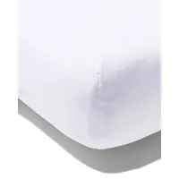 HEMA Hoeslaken 160x200cm katoen wit (wit)