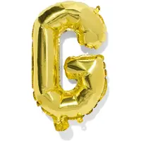 HEMA Folieballon letter G 30cm goud (goud)