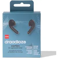HEMA Draadloze Oortjes In Oplaadcase Zwart