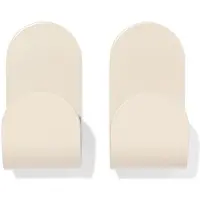 HEMA Plakhaken zand - 2 stuks (beige)