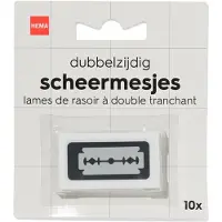 HEMA Dubbelzijdige scheermesjes navulling - 10 stuks