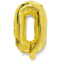 HEMA Folieballon letter O 30cm goud (goud)