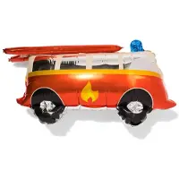 HEMA Folieballon brandweerauto 50cm