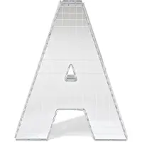 HEMA Discoletter A 10x9x10cm (zilver)