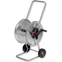 Bradas BradasAG212, slangenhaspel, verzinkt, 1/2 inch, geschikt voor 60 meter slang