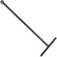 Aqualine Vloertrekker 300x890mm, zwart